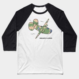 Consolidated B-24 Liberator WW2 Plane Baseball T-Shirt